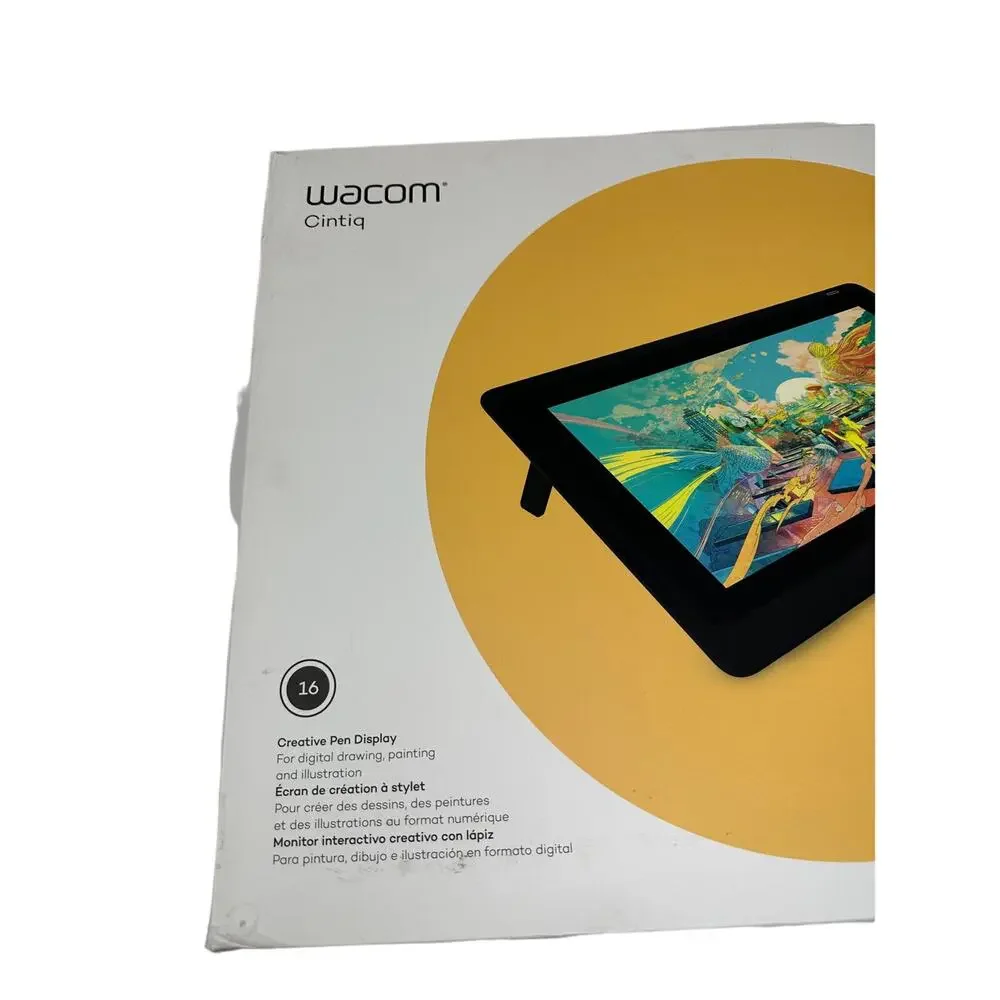 Wacom Cintiq 16 Creative Pen Display Drawing Tablet Black
